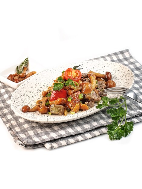 Talerz domowego jedzenia